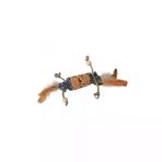EASTLAND Eastland Tüylü Çıngıraklı Mantar Kedi Oyuncağı 9,5x3,5cm