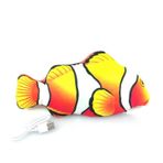 Eastland Hareketli Peluş Palyaço Catnipli Kedi Oyuncağı 30 Cm - (usb Kablolu)