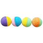 Eastland İki Renkli Sünger Top 4 Adet Kedi Oyuncağı