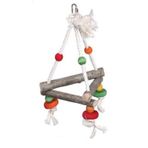 Eastland İpli Ahşap 26 cm Kuş Oyuncağı