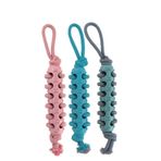 Eastland Kemik Desenli İpli 46 cm Plastik Köpek Çiğneme Oyuncağı