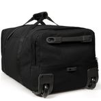 Eastpak Leatherface L+Siyah Tekerlekli Valiz