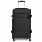 Eastpak Transit'R Siyah Büyük Boy 4 Tekerlekli Valiz