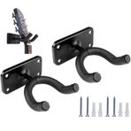 EastyGold Gitar duvar askısı gitar montaj kanca tutucu duvar braketi Volin raf standı Metal Ukulele keman bas ekran enstrüman aksesuarları 2 paket