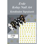 Easy Beauty Nail Art Sticker Kendinden Yapışkanlı, Tırnak Süsleme, Tırnak Dövmesi Stikır 2199A