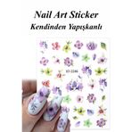 Easy Beauty Nail Art Sticker Kendinden Yapışkanlı, Tırnak Süsleme, Tırnak Dövmesi Stikır 2246