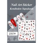 Easy Beauty Nail Art Sticker Kendinden Yapışkanlı, Tırnak Süsleme, Tırnak Dövmesi Stikır 2357