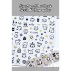 Easy Beauty Nail Art Sticker Kendinden Yapışkanlı, Tırnak Süsleme, Tırnak Dövmesi Stikır 2448SA