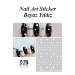Easy Beauty Nail Art Sticker Kendinden Yapışkanlı, Tırnak Süsleme, Tırnak Dövmesi Stikır 353B