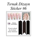 Easy Beauty Nail Art Sticker Kendinden Yapışkanlı, Tırnak Süsleme, Tırnak Dövmesi Stikır 6