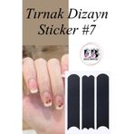 Easy Beauty Nail Art Sticker Kendinden Yapışkanlı, Tırnak Süsleme, Tırnak Dövmesi Stikır 7