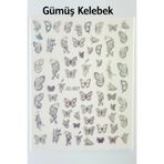 Easy Beauty Nail Art Sticker Kendinden Yapışkanlı, Tırnak Süsleme, Tırnak Dövmesi Stikır 867