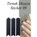 Easy Beauty Nail Art Sticker Kendinden Yapışkanlı, Tırnak Süsleme, Tırnak Dövmesi Stikır 9