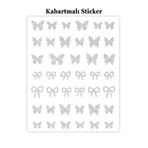 Easy Beauty Nail Art Sticker Kendinden Yapışkanlı, Tırnak Süsleme, Tırnak Dövmesi Stikır H372