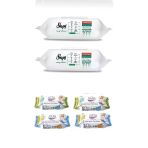 Easy Clean 100 Lü Yüzey Temizlik Havlusu 2 Adet Alobaby Ekopack Islak Havlu 4 X 120Li (480 Yaprak)