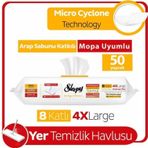 Easy Clean Arap Sabunu Katkılı Mopa Uyumlu Yer Temizlik Havlusu 50 Yaprak