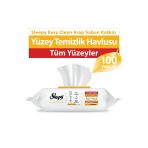 Easy Clean Arap Sabunu Katkılı Yüzey Temizlik Havlusu 100' Lü