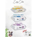 Easy Clean Orkide ve Çamaşır Suyu Katkılı 100'lü, Yağ Çözücü 30'lu Temizlik Havlusu ve Rosie Hediye