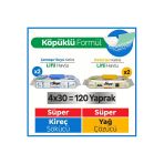 Easy Clean Süper Yağ Çözücü&Kireç Sökücü Havlu Karma Paket 4X30 (120 Yaprak)