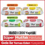 Easy Clean Süper Yüzey Temizlik Mutfak Havlusu&Mendili Karma Paket 4X50 (200 Yaprak)