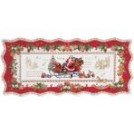 Easy Life Porselen Servis Tabağı 40CM x 18CM - Yok - Kırmızı