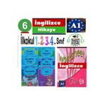 Easy Readers ilkokul 1. 2. 3 . Sınıf 6 Adet ingilizce Hikaye Okuma Q.R Kodlu + 1 Worksheets Alıştırma/ TESTS