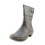 Easy Spirit Womens Corena Leather Almond Toe Ankle Fashion, Black, Size 8.5