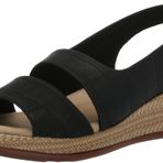 Easy Street Gannett Kama Siyah Croco Kadın Sandalet