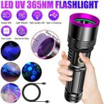 Easy Tedarik F.b.ı F-365 Uv 20W Şarjlı 26650 Pilli Profesyonel El Feneri