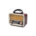Easy Tedarik Nostaljik Görünümlü USB SD AUX Bluetooth Destekli Şarjlı Radyo RT-860