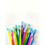 Easybrush Tek Kullanımlık Diş Fırçası, Macun İçeren, 100 Adet, Çok Renkli, Orta Sertlikte (1)