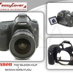 Easycover 70D Siyah Silikon Kılıf