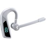 Easyde Dijital Ekranlı Tek Kulak Bluetooth Özellikli Kulaklık (Yurt Dışından) - Beyaz