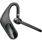Easyde Dijital Ekranlı Tek Kulak Bluetooth Özellikli Kulaklık (Yurt Dışından) - Siyah