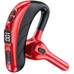 Easyde LED Ekranlı Gürültü Önleyici Bluetooth Özellikli Tek Kulak Spor Kulaklık (Yurt Dışından) - Kırmızı