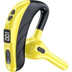 Easyde LED Ekranlı Gürültü Önleyici Bluetooth Özellikli Tek Kulak Spor Kulaklık (Yurt Dışından) - Sarı