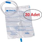 Easyflow 2000 ml 20 Adet Musluklu İdrar Torbası