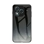 EasyShow Honor 400 Lite Kılıflar için Çok Renkli Kılıf, Kapak Gradyan Şeffaf Temperli Cam Kasa Honor 400 Lite ile Uyumlu (Hilal Yıldızlı)