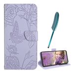 Easyshow Infinix Note 50 Pro 4G için kılıf, deri kapaklı cüzdan, kart ve stand fonksiyonu, Flip+S Pen Case Infinix Note 50 Pro 4G için (mor)