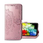 EasyShow Nothing Phone (2a) Plus Cüzdan Kılıfı için Kılıf, Retro 3D Desenli Tasarım Kılıf PU Deri Çevirmeli Kapak Kılıf Cüzdan Kılıfı Nothing Telefon (2a) Artı-Canlı Pembe