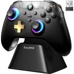 Easysmx D05 - Kablosuz Gamepad - Hall Effect Stick - Drift & Dead Zone Yok, Pc/switch/steam Uyumlu - Siyah