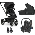 Easywalker Harvey3 Bebek Arabası Üçlü Set - Shadow Black, Bebek Arabası, Portbebe, Adaptörler ve Ana Kucağı Dahil - Siyah