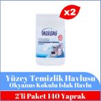 Easyway Okyanus Esintili Kokulu Yüzey Temizlik Havlusu 2'li Fırsat Paketi 70 Yaprak x 2 Adet