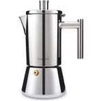 Easyworkz Diego Set Üstü Espresso Makinesi Paslanmaz Çelik İtalyan Kahve Makinesi,300ml (Gümüş)