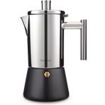 Easyworkz Diego Set Üstü Espresso Makinesi Paslanmaz Çelik İtalyan Kahve Makinesi,520ml (Siyah)