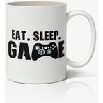 Eat Sleep Baskılı Kupa
