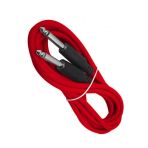 Eatech Kırmızı 6.3 mm 1.5 m Mono Anfi Uzatma Kablosu