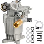 Eawfgtuw 3/4 "Şaft Yatay Basınçlı Yıkama Pompası 3400 PSI 2.5 GPM Zanaatkar Motorları için Yedek 180-225cc Yüksek Performanslı Çift Conta Sistemi Termal Koruma
