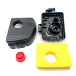 Eawfgtuw 450E 500E 550E Çim Biçme Makineleri için Komple Hava Filtresi Kapak Kiti, Optimum Performans için Temizleyici Taban ve Köpük Filtre İçerir