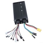 Eawfgtuw 48V 72V 60A Fırçasız Elektrikli Araç Kontrol Cihazı, Scooter ve E Bisiklet için 3000W, Güç İşlevselliği İçin LCD Metre İçerir Elektrikli Araç Kontrolörü 48V-72V 60A